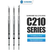 【hot】✕◎  SUNSHINE C210 Integrated Soldering Iron Tips and Heating Core Efficient Conduction Temperature Recovery for S210