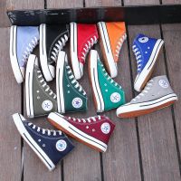 hot【DT】✟  Womens Canvas Shoes Top Flat Color Student Sneakers Skateboard Vulcanized Tennis 2023