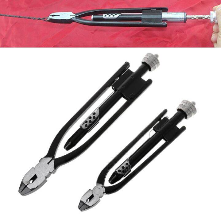 Milbar Pliers 2-Piece Safety Lock Wire Twister Pliers Set - 6 And 9 Tool For Aviation & Mechanics Safety Wire Pliers