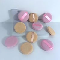 【FCL】✹๑  5pcs Soft Round Makeup Puffs Facial Beginners Large circular makeup puff