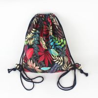 hot【DT】 Fashion Gym Drawstring Shoulder Canvas Draw String