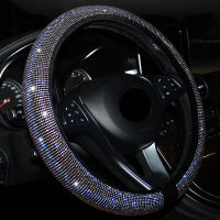 Universal Car Steering Wheel Cover Rhinestones Decoration for Woman Girl Lovely id on the Steering wheel Cute Car Accessories