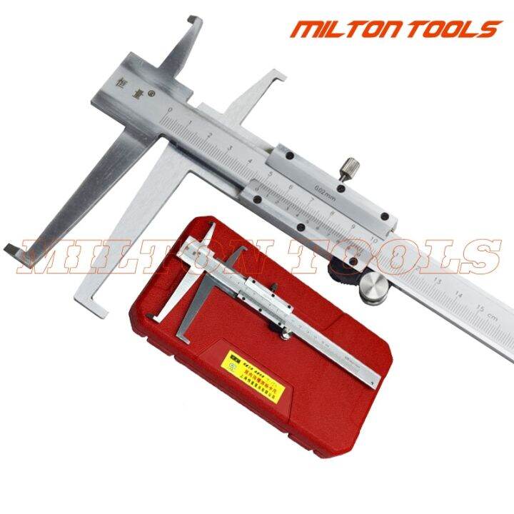 9150Mm Point Inside Groove Vernier Caliper With Double Claw Professional Inner Vernier
