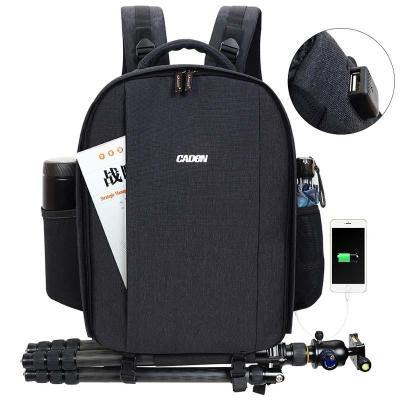 CADeN USB SLR Camera Bag Canon Nikon Professional Waterproof Portable Unisex Camera Bag