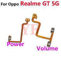 Untuk Oppo Realme GT Neo2 GT Master 5G V20 Realme C21Y Jumlah Kuasa Hidupmati Penyambung Butang สายแพชิ้นส่วนซ่อมแซมสายเคเบิลงอได้