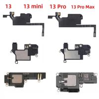 Buttom ลำโพงสำหรับ Iphone แท้13 Pro Max เซ็นเซอร์ขนาดเล็กใกล้เคียงลำโพงหูฟังหูสายเคเบิลงอได้ชิ้นส่วนซ่อมโทรศัพท์