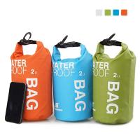 Waterproof Backpack Dry Bag 2L Ultralight Waterproof Bag Camping Bag Tools Boat Outdoor Travel Hiking Rafting Pvc Swimming