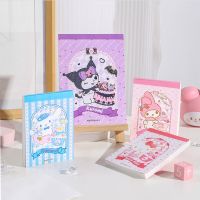 ☼ Sanrios Anime Kawaii Hellokitty Kuromi Cinnamoroll Cartoon Signature A5 Notebook Diary Notepad Stationery Girl Student Gif