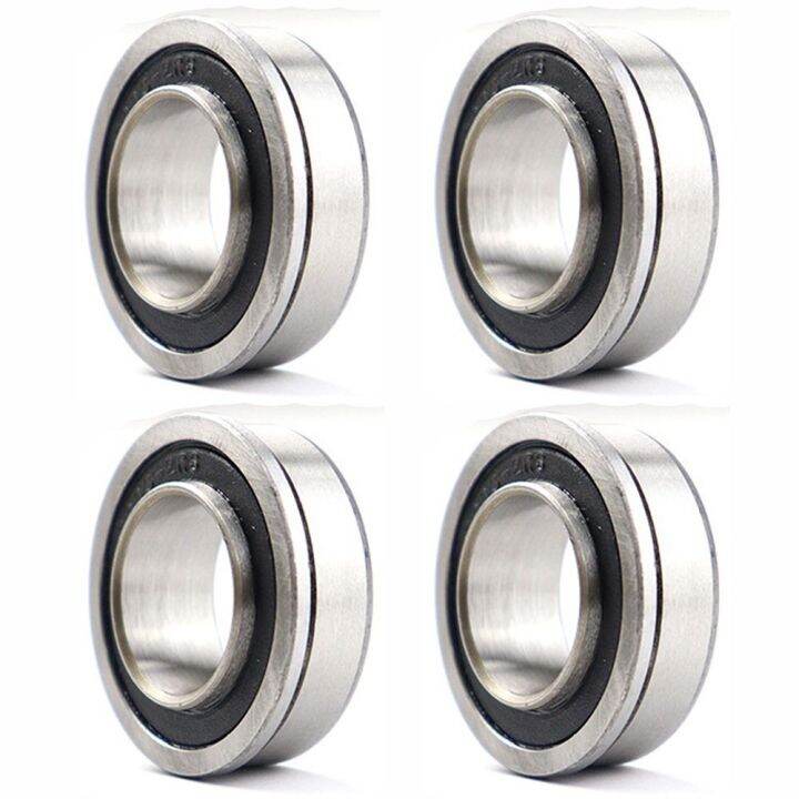 AUTOCL 4Pcs Bearing Steel Precision Ball Bearings F600320RS 3/4" Deep