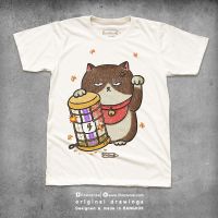 Annoyed Cat T-shirt เสื้อยืดแมวจอมรำคาญ