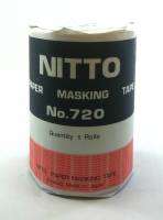 NITTO TAPE เทปกระดาษกาว No.720 แพ็ค5ม้วน (จำนวน 10แพ็ค)