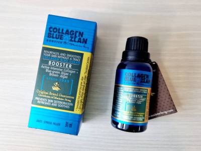 ของแท้ มาดามเฮง คอลลาเจน บลูโอเชี่ยน บูสเตอร์ 30 มล. Collagen Blue Ozean Booster Madame Heng  มาดามเฮงแท้