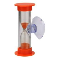 2-Minute Shower Timer Tooth Brushing Christmas Gifts Children with Suction Cup Hourglass Sand Clock Desktop Ornament