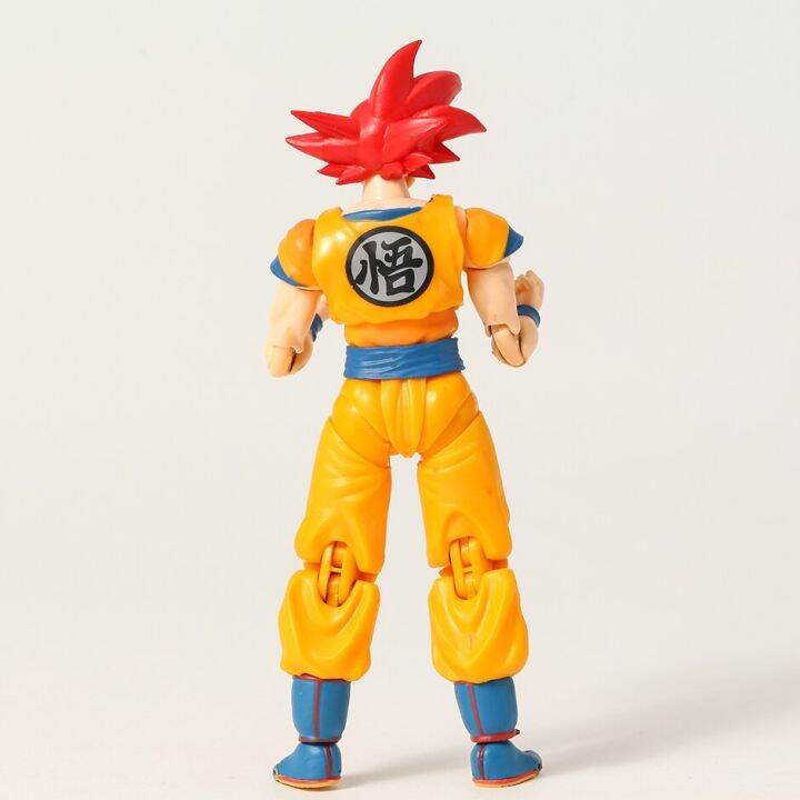 ของเล่นรูปแบบ-brinquedos-ขยับได้ข้อต่อตุ๊กตาขยับแขนขาได้-goku-สีแดงเทพซุปเปอร์ไวย่าดราก้อนบอล-z-shf