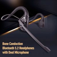 【LZ】 Bone Conduction Headphones Bluetooth 5.2 Wireless Earphones Waterproof Sports Helmet Headsets with Dual Mic for Running Driving