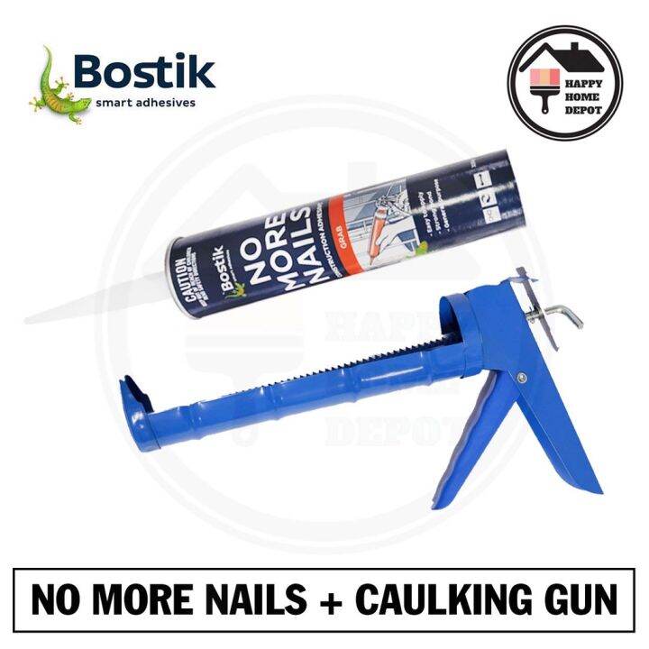 BOSTIK NO MORE NAILS 320g + CAULKING GUN Lazada PH