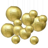 30Pack White Colorful Paper Lanterns Round ChineseJapanese Hanging Ball Lantern Lamps for Birthday Party Wedding Decoration Set