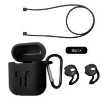 Soft Silicone Case Wireless Earphone Protective Case Headphones Pouch Bag Shockproof Cover Headset Accessories For Airpods Headphones Accessories