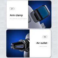 ที่วางศัพท์ในรถยนต์ Car Air Vent Mount escopic Mobile Stand Smartphone GPS Support For 13 12 Sam Sung Hua Wei