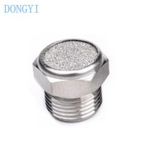 เครื่องเก็บเสียงผงเหล็กกล้าไร้สนิม304 G1 8 G1/4 G3/8 G1/2 G3/4 G1 M5 NPT1/8 NPT1/4 NPT3/8 NPT1/2 NPT3/4 R1/8 NPT1 r1/4เครื่องปรับอากาศ Accesso