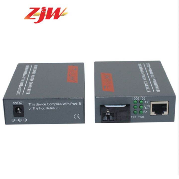 Zjw Htb Gs A B Mbps Gigabit Fiber Optical Media Converter Single