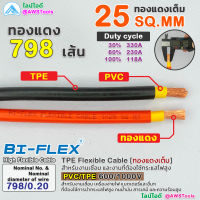 สายไฟ 25 Sq.mm (ทองแดงเต็ม) PVC/TPE 600/1000V สายเชื่อม สายไฟฉนวน TPE สำหรับงานเชื่อม และงานที่ต้องใช้กระแสไฟสูง