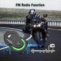 New Freedconn T-Max M Wireless Motorcycle helmet bluetooth 5.0 Headphone Headset with Dual Microphones FM Radio