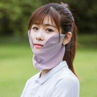 2023 NEW for✺﹉ Free Shipping Golf Sun protection mask for women ice silk UV Masks READY STOCK