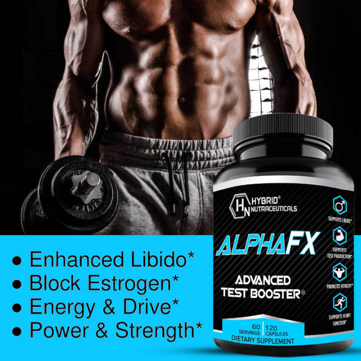 AlphaFX Test Booster Men's Energy Supplement Supports Energy
