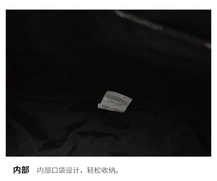 li-shibao-สีดำและสีขาวลายสีแดงแฟชั่นป่ากระเป๋าสะพายสบายๆกระเป๋าถือ3442