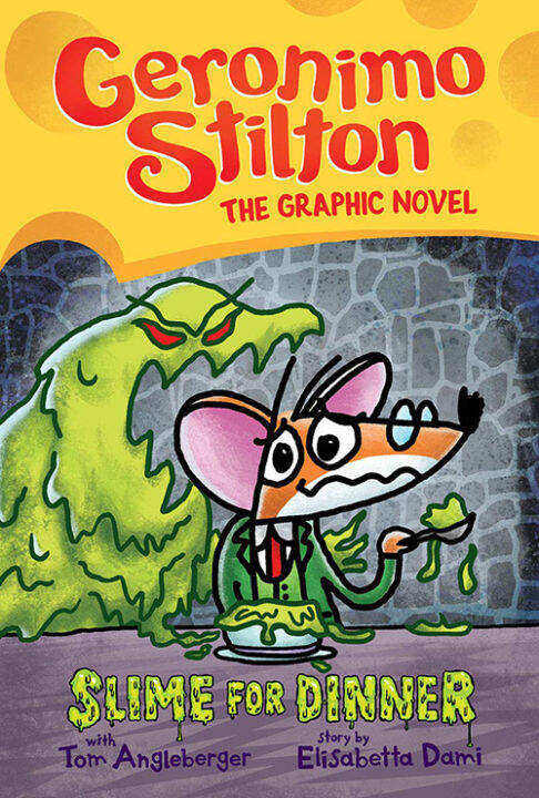 geronimo-stilton-graphic-novel-2-slim-for-dinner-hardcover-childrens-beginner-chapter-book