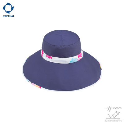 หมวกกันยูวี NAOMI navy หมวกกัน UV 99% ได้ทั้ง UVA และ UVB