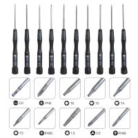 BEST BST BST-8800C 10 In 1 10Pcs/Lot Philips Magnetic Pentagon Tri-Wing Torx Screwdriver Combination Mobile Phone Repair Tools