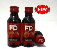 ฝาแดง FD Rasberry น้ำหวานเข้มข้นปริมาณ 60 ml. ( 2 ขวด )