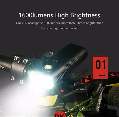 Gaciron V9D-1600 Headlight for Bike or Electric Scooter | Lazada PH