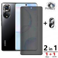 2in1 Curved Anti-Spy Screen Protector For Honor 50 70 60 SE Pro Plus Camera Lens Film Tempered Glass For Honor Magic 4 Pro Glass