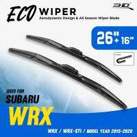 Hot Sale ใบปัดน้ำฝน ECO SUBARU WRX/WRX-STI ปี 2015-2020 เฉพาะรุ่น ขนาด 26+16 นิ้ว* ลดราคา ที่ ปัด น้ำ ฝน ยาง ปัด น้ำ ฝน ใบ ปัด น้ำ ฝน ก้าน ปัด น้ำ ฝน