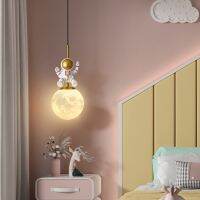 Nordic lustre LED Astronaut Chandelier Lights Childrens Baby Boy Girl Bedroom Pendent Lights suspensions luminaire home decor