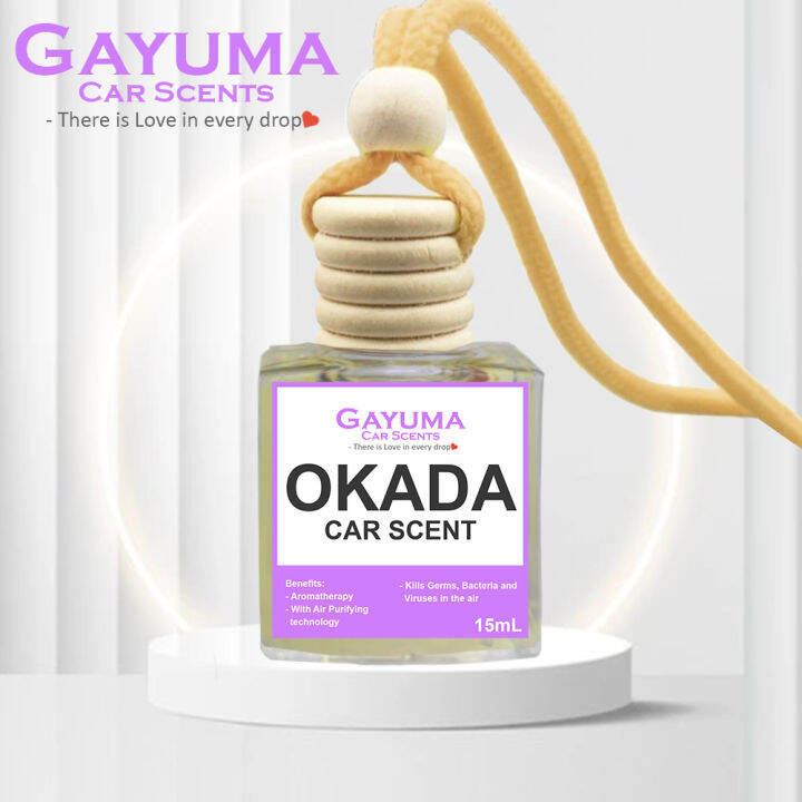 Gayuma OKADA Car and Aircon Hanging Diffuser Oil Based Scent hotel