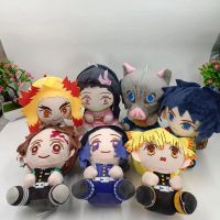 Spot Cross-border Ghost Destroyed Blade Doll Tanjiro Ni Bean Pup Doll ตุ๊กตาตุ๊กตาตุ๊กตายัดนุ่นญี่ปุ่น