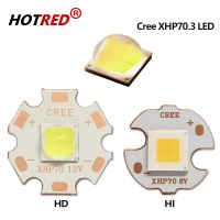 Original CREE XHP70.3 Third Generation 6V 12V 45W HI HD Cold Warm Neutral White SMD 7070 With DTP Copper MCPCB DIY Flashlight