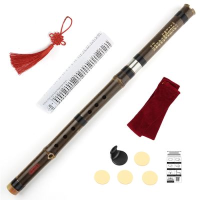 G F คีย์ขลุ่ยไม้ไผ่จีนมือซ้าย Xiao Woodwind Vertical Flautatraditional Handmade Musical Instrument