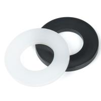 M2 M2.5 M3 M4 M5 M6 M8 M10 M12 Black/ White Plastic Nylon Flat Washer Plane Spacer Insulation Seals Gasket Ring for Screw Nails  Screws Fasteners