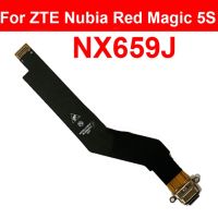 พอร์ตเครื่องชาร์จ Usb สายเคเบิ้ลยืดหยุ่นสำหรับ Zte Nubia Red Magic 5S 5G Nx659j 6 Pro 6r Nx669j Nx666j 7 Nx679j 7pro Nx709j ริบบิ้นชาร์จ Usb