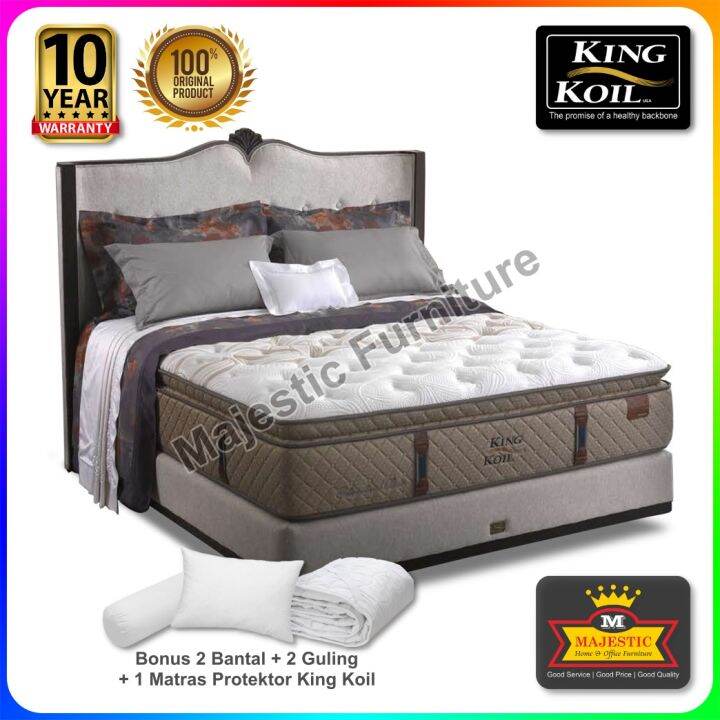 Set Spring Bed King Koil International Classic Claremount Jogja