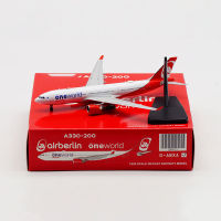 Diecast 1400 Scale 330 A330-200 D-ABXA ONE WORLD AirBerlin เครื่องบินรุ่นเครื่องบินเครื่องบินรุ่นของเล่นสำหรับ Collection