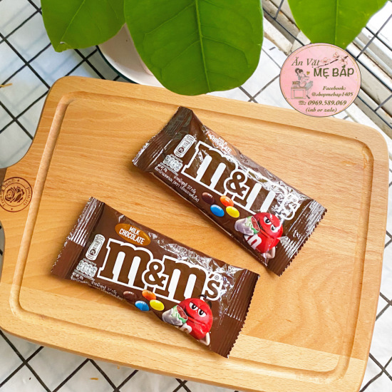 Kẹo socola m&m s mỹ 30gram - vị sữa, đậu phộng, crispy - shop mẹ bắp date - ảnh sản phẩm 3