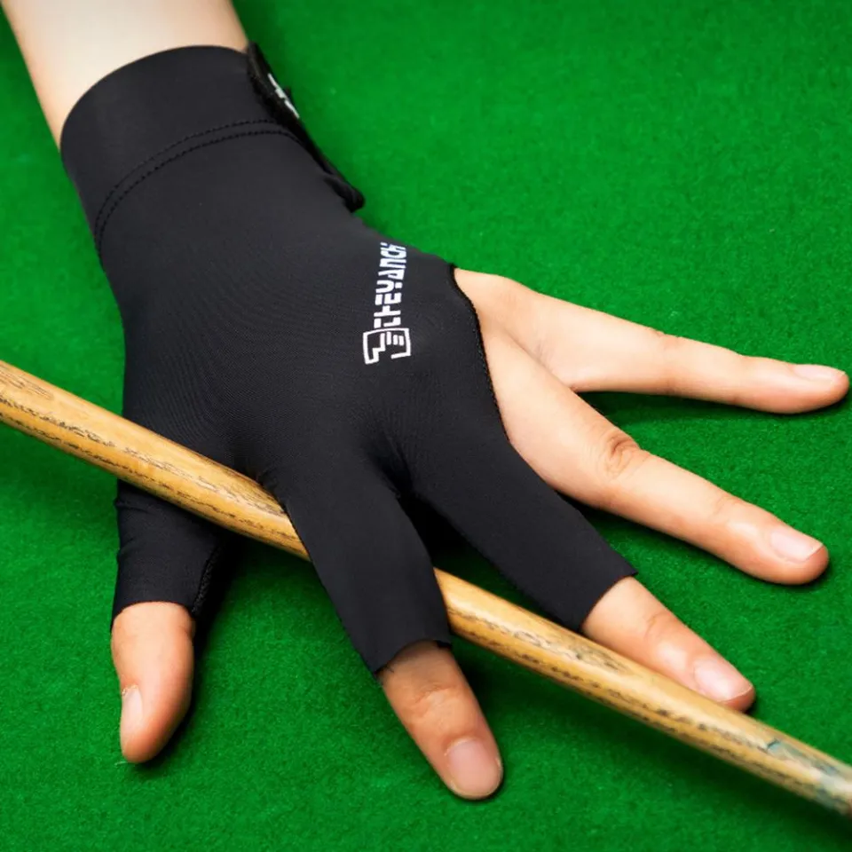 Billiard Gloves Left Hand 3 Finger Glove High Elasticity Snooker