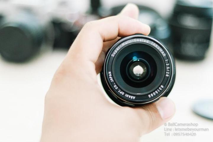 ขายเลนส์มือหมุน-takumar-28mm-f3-5-serial-8315086-สามารถใส่กล้อง-sony-dslr-ได้เลย-สภาพสวยเก่าเก็บ