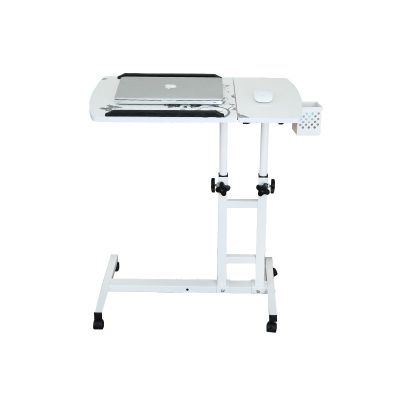 Bedside Table Movable Lifting Folding Notebook Stand Tray with Wheels Computer Desk Bedside Learning Table Creative Bedroom